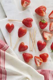 How To Make Strawberry Hearts California Strawberries Recipe Valentines Snacks Valentines Food Chocolate Covered Strawberries
