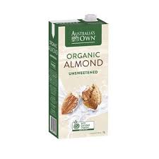 own organic unsweetened almond milk