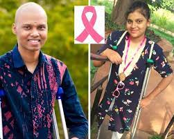 Nandu mahadeva used to inspire cancer patients by singing songs and acting in videos. Cancer Diagnosis Then An Amputation These Youngsters Are Not Ready To Back Down In Life Newz Hook Changing Attitudes Towards Disability