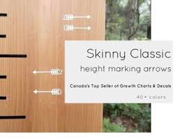 Height Chart Skinny Etsy