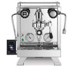 Espresso coffee machine with traditional filter holder and automatic milk frother. Macchine Da Caffe Coffee Machines Machines A Cafe Shop Online By Elektro S