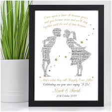 Either way, your 1st wedding anniversary (also known as the paper. Personalised 1st Wedding Anniversary Gifts For Husband Wife Son Daughter Couples First Wedding Anniversary Print Gifts Paper Wedding Anniversary One Year Married Amazon Co Uk Handmade