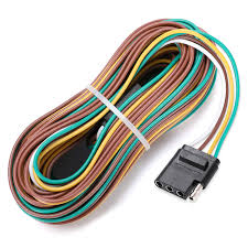 Below is the generic schematic of how the wiring goes. Amazon Com Linkitom 4 Way Trailer Wiring Harness Kits 25 Foot 18 Awg Color Corrosion Resistant Coded Wires With 4 Pin Flat Plug For Utility Boat Trailer Lights Automotive