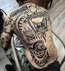 Pin By Joey Diamante On Tats Back Piece Tattoo Back Tattoos For Guys Traditional Back Tattoo