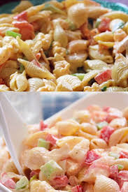Everyone Loves When I Make This Cold Seafood Pasta Salad It S Perfect As A Summer Side Or For Meal Pr Sea Food Salad Recipes Seafood Salad Pasta Seafood Pasta