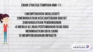 Rmk11 yang berasaskan strategi pembangunan nasional malaysia (mynds) memberikan tumpuan terhadap penyampaian hasil. Rancangan Malaysia Ke 11 Pengajian Malaysia Cute766