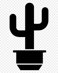 See more ideas about cactus clipart, painted flower pots, painted pots. Yard Pot With Cactus Silueta Png Clipart 2549011 Pikpng