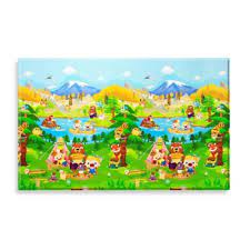 Our baby play mats provide your baby with hours of exploration through shapes & textures. Baby Care Large Baby Play Mat In Let S Go Camping Bed Bath Beyond