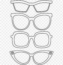 Pick your favorite sunglasses and make them as colorful as can be. Sunglasses Coloring Page Png Image With Transparent Background Toppng