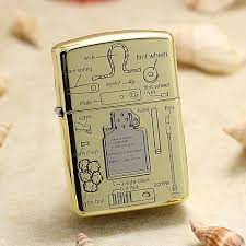 Etching Brass Armor Internal Structure Zippo Lighter Zippo Lighter Zippo Zippo Lighter Custom