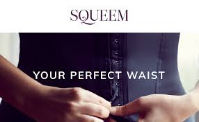 squeem perfectly curvy womens firm control strapless waist cincher