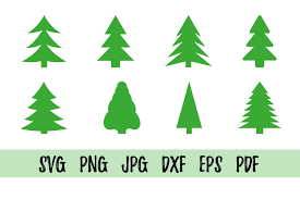 Download Christmas Tree Svg File For Cricut Silhouettes Clipart Dxf 1032848 Cut Files Design Bundles