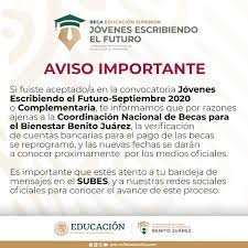 750,045 likes · 5,590 talking about this. Beca Jovenes Escribiendo El Futuro Coordinacion Nacional De Becas Para El Bienestar Benito Juarez Gobierno Gob Mx
