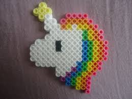 Hama Perler Beads Perles A Repasser Strijkparels Unicorn Licorne Eenhoorn Unicorn Perler Beads By Perlerh Avec Images Motifs Perles Hama Perles Hama Art Perle