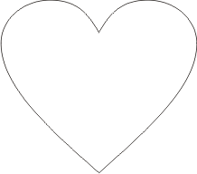 Sagoma Cuore Modello Di Cuore Natale Ornamenti Di Natale Col Feltro