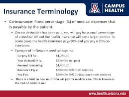 Some basic terms you must know. Student Health Insurance Learning Objectives After Completing The
