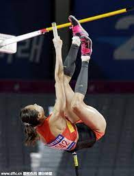 The international amateur athletics federation, now known as the international association of athletics federations, ratified its first world record in the event in 1912. China S Li Breaks Women S Pole Vault Asian Record Sports Chinadaily Com Cn
