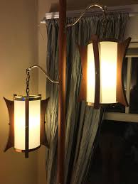 Two Light Pole Lamp With Images Pole Lamps Lamp Vintage Lamps