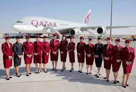 Qatar Airways Staff Qatar Airways Is One Of The Revered Airlines And The Flag Carrier Of Qatar Which I Qatar Airways Qatar Airways Cabin Crew Airline Booking