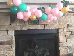 Tropical Balloons Let S Flamingle Tropical Bridal Shower Decor Tropical Baby Shower Deco Balloon Arch Decorations Garland Decorations Diy Balloon Garland