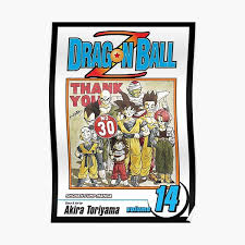 Dragon ball z book cover. Dragon Ball Dragon Ball Z Cover 17 Poster By Elenaartdecor Redbubble