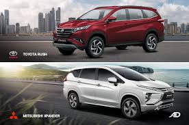 Perodua aruz and toyota rush design and shape exactly same like a proton x70 these two brand is copying with competitive intention to distract people. Head To Head Comparison Toyota Rush Vs Mitsubishi Xpander Autodeal