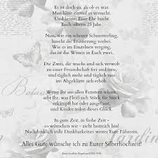 Glückwünsche zur rubinhochzeit sind kleine liebesbotschaften, die dem jubilarenpaar auch für die zukunft von herzen die besten wünsche überbringen. Spruche Silberhochzeit Gluckwunsche Ringelnatz Gedicht 25 Jahre Silberhochzeit Spruch Spruche Hochzeit Wunsche Zur Hochzeit