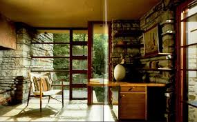 Frank Lloyd Wright Falling Waters Fallingwater Interior Falling Water Frank Lloyd Wright Frank Lloyd Wright Interior