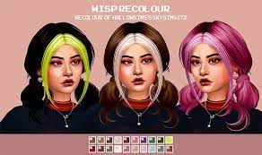 Find friends, and even find amazing artists here. Sims 4 Two Tone Hair Color Cc All Free Fandomspot