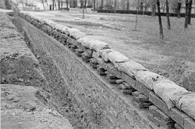 Spain 1936 Madrid Trincheras En La Casa De Campo Ciudad Universitaria Espana Puerta Del Angel