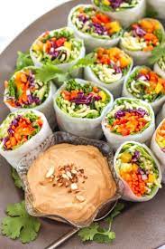 Loaded Veggie Summer Rolls With Cashew Tahini Dip My Fresh Perspective Recipe Recipes Healthy Appetizers Healthy Recipes
