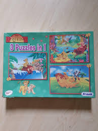 Experts say that challenging puzzles activate new parts of your brain to help you solve them. Frank The Lion King Jigsaw Puzzles Three Puzzles In One Large Pieces Hobbies Toys Toys Games On Carousell