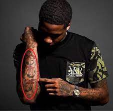Lil durk lil bibby light up costumes music genius cute rappers trending songs scarf shirt instagram influencer fine men. King Von Otf Tattoo Novocom Top