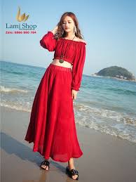 Váy maxi đi biển đẹp trẻ trung - Mẫu Mới - Xu hướng năm nay
