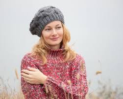 Check spelling or type a new query. Knit Wool Beret Women French Beret Hat Chunky Winter Beret Etsy