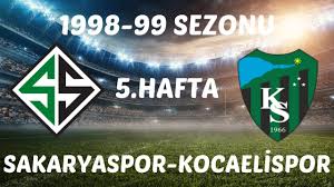 Hafta karşılaşmasında kendi evinde kocaelispor'u konuk ediyor. Sakaryaspor Kocaelispor Ozet 1998 99 Sezonu 5 Hafta Youtube