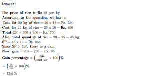 Profit And Loss Cbse Rs Aggarwal Class 8 Maths Solutions Ex 10a Maths Solutions Math Class 8