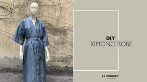 The kimono robe is created using enclosed seams which are stitched in the following manner. Diy Kimono Robe How To Sew Your Own Cardigan Youtube