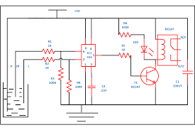 The probes are arranged in order on a pvc pipe according to the depth in the tank. Automatic Water Level Controller