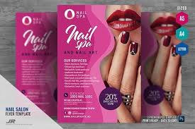nail care and spa flyer spa flyer nail salon and spa beauty salon posters