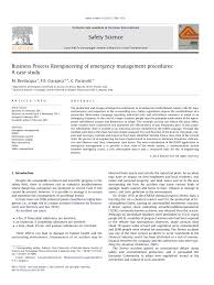 Pdf Business Process Reengineering Of Emergency Management Procedures A Case Study