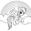 Mewarnai gambar my little pony. 1