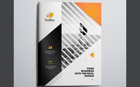 Yellow Black Business Project Proposal With Triangle Brochure Design In 2020 Project Proposal Proposal Design Corporate Identity