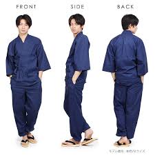 Ohkini Japan Rakuten Ichiba Shop Rakuten Global Market Quot Cotton Samue Light And Thin Work Wear Easy To Use Ro Men Short Sleeve Mens Outfits Work Outfit