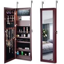 The key machines in the hd stores are really only designed to cut the metal part of the key that goes i would suggest a hardware store you can trust. Costway Lockable Wall Door Mounted Mirror Jewelry Cabinet Armoire Organizer W Led Lights Walmart Com Mirror Jewellery Cabinet Jewelry Cabinet Jewelry Mirror
