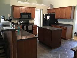 7 go the chalk paint route. Best Paint For Builder S Grade Kitchen Cabinets Wood Veneer