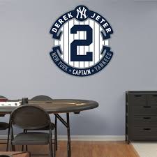 Derek Jeter Logo New York Yankees Mlb Yankee Room Yankee Bedroom Man Cave Home Bar