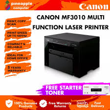 Get sharp prints of images, files, or even an id cards with the canon mf3010 laser printer. Canon Mf3010 Imageclass All In One Laser Printer Print Scan Copy Lazada