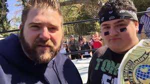 FATHER VS SON RETIREMENT MATCH GONE WRONG! WORST CHEATER EVER vs TV  WRESTLING STAR ROBBIE E!