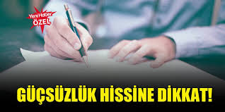 gucsuzluk hissine dikkat